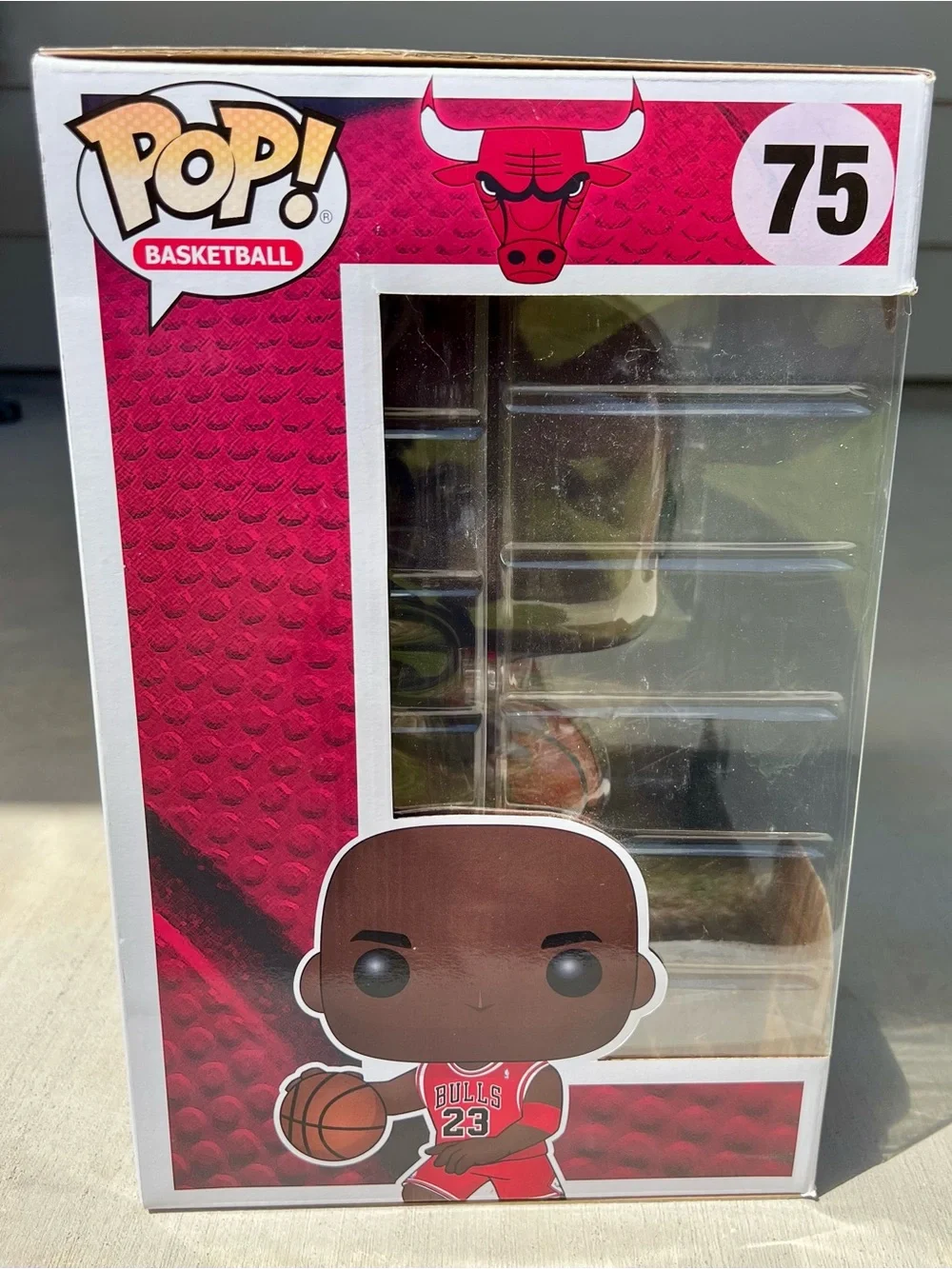 Funko Pop! NBA Basketball Chicago Bulls Michael Jordan #75 (10-Inch Jumbo Vinyl